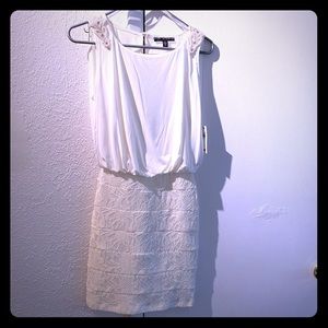 2/$29 City Studio size 1 white dress NWT
